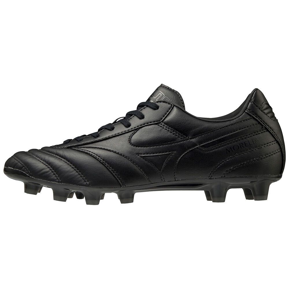 Botas de Futbol Mizuno Morelia II Pro Hombre Negras Ofertas XDQU-87291